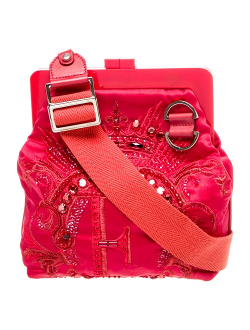 Gianfranco Ferre Satin Crossbody Bag