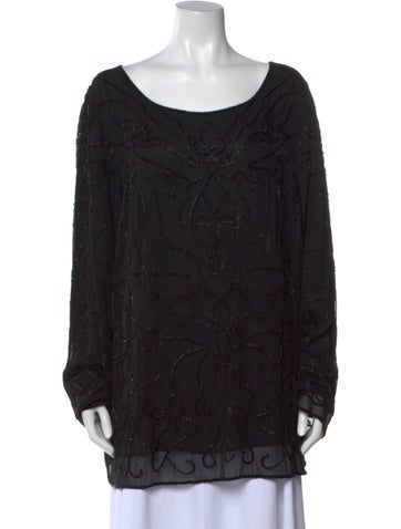 Gianfranco Ferre Tops Vintage Late 2000's - Early 2010's Tunic XL