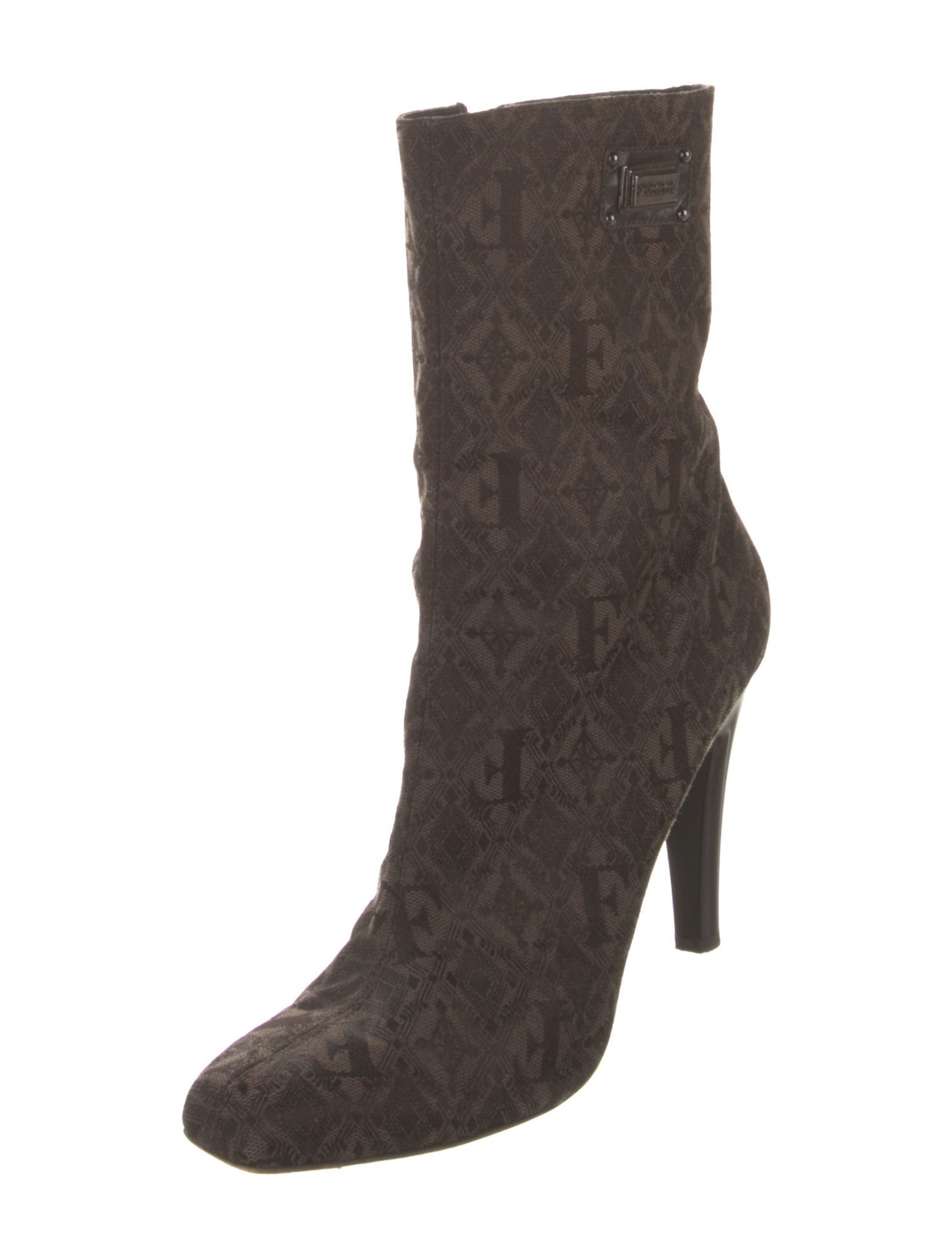 Gianfranco Ferre Canvas Sock Boots