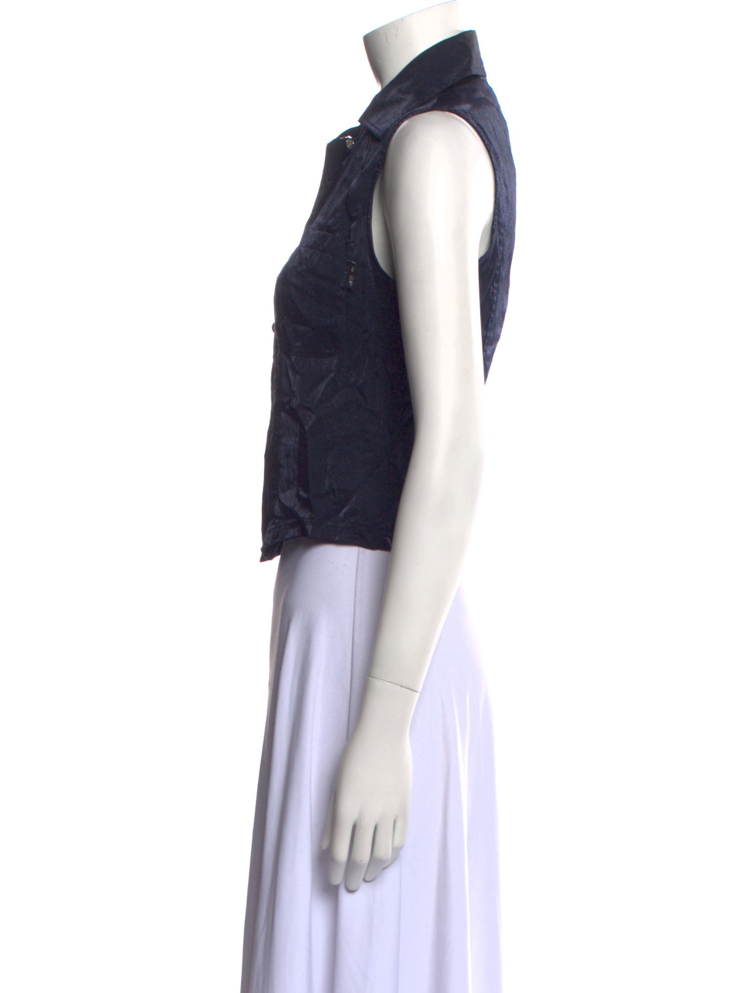 Gianfranco Ferre Sleeveless Crop Top