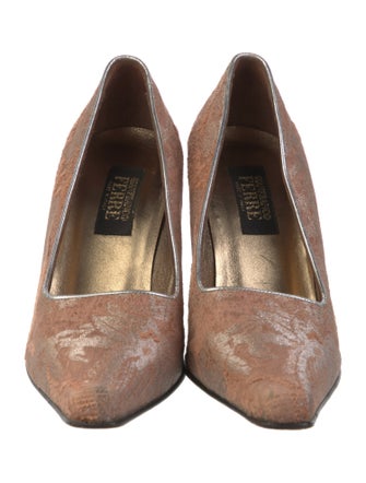 Gianfranco Ferre Printed Pumps