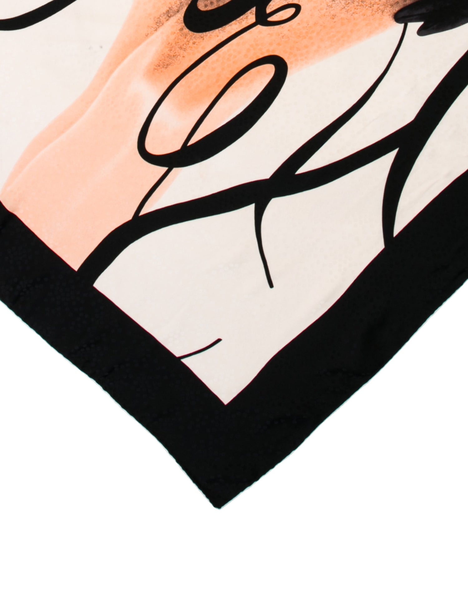 Gianfranco Ferre Gripoix CC Silk Scarf