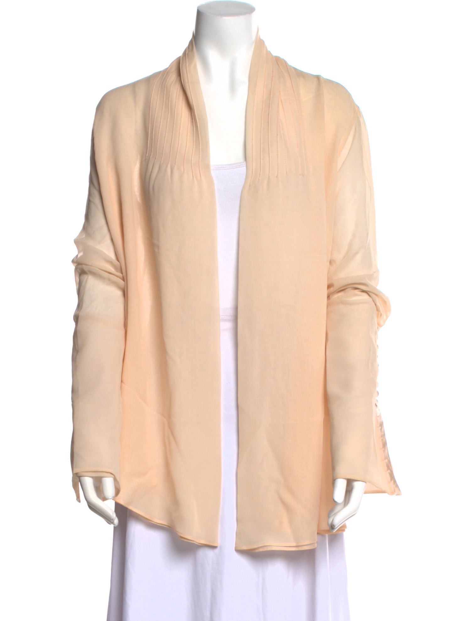 Gianfranco Ferre Open Front Long Sleeve Tunic