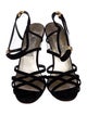 Gianfranco Ferre Suede Slingback Sandals