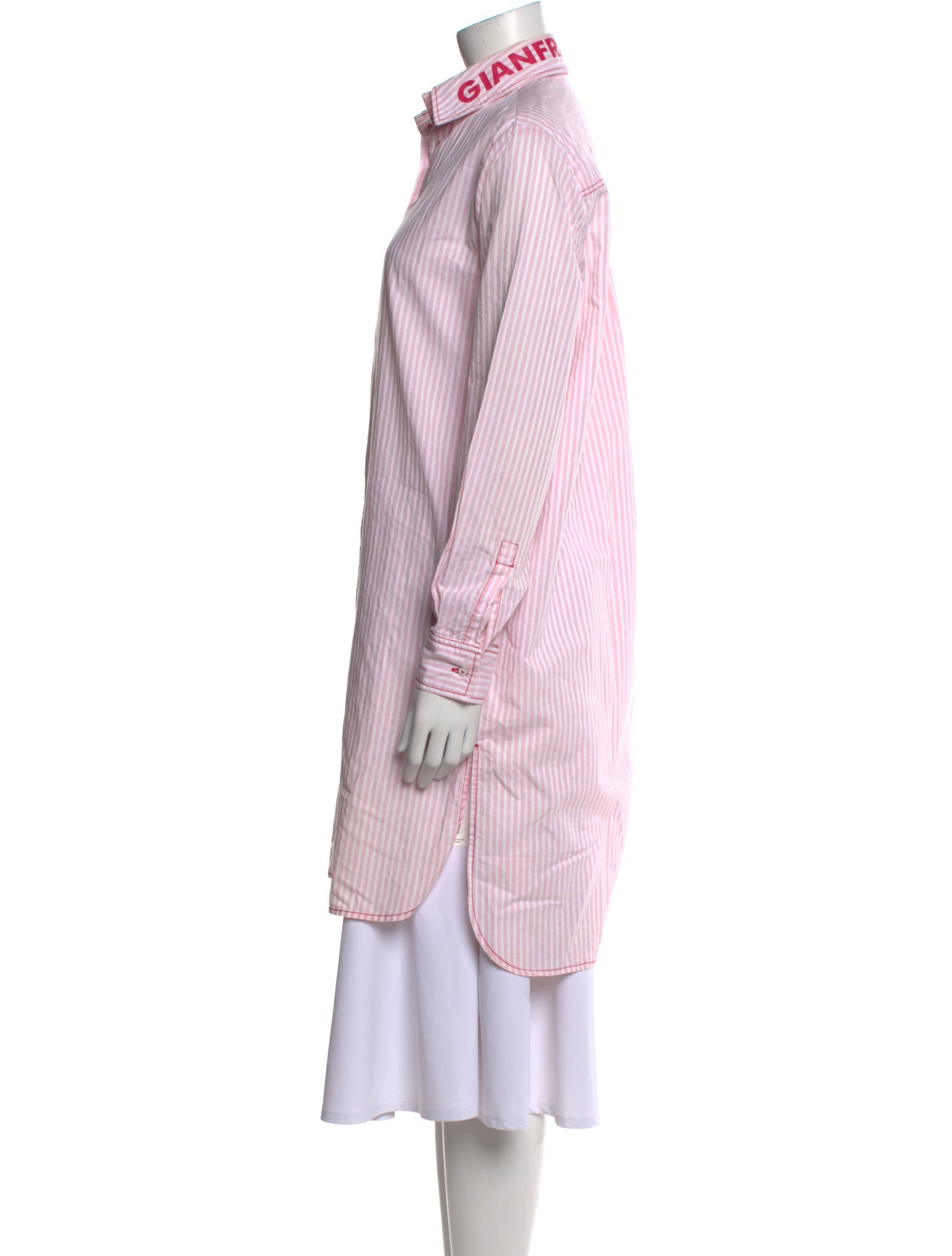 Gianfranco Ferre Striped Long Sleeve Tunic