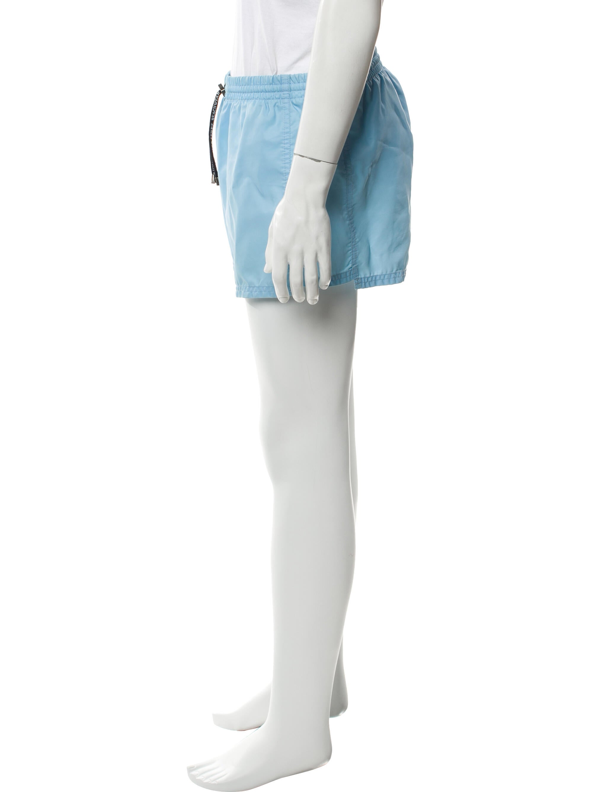 Gianfranco Ferre Embroidered Accent Swim Trunks