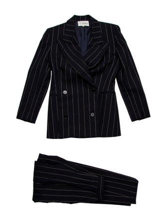 Gianfranco Ferre Wool Striped Two-Piece Suit