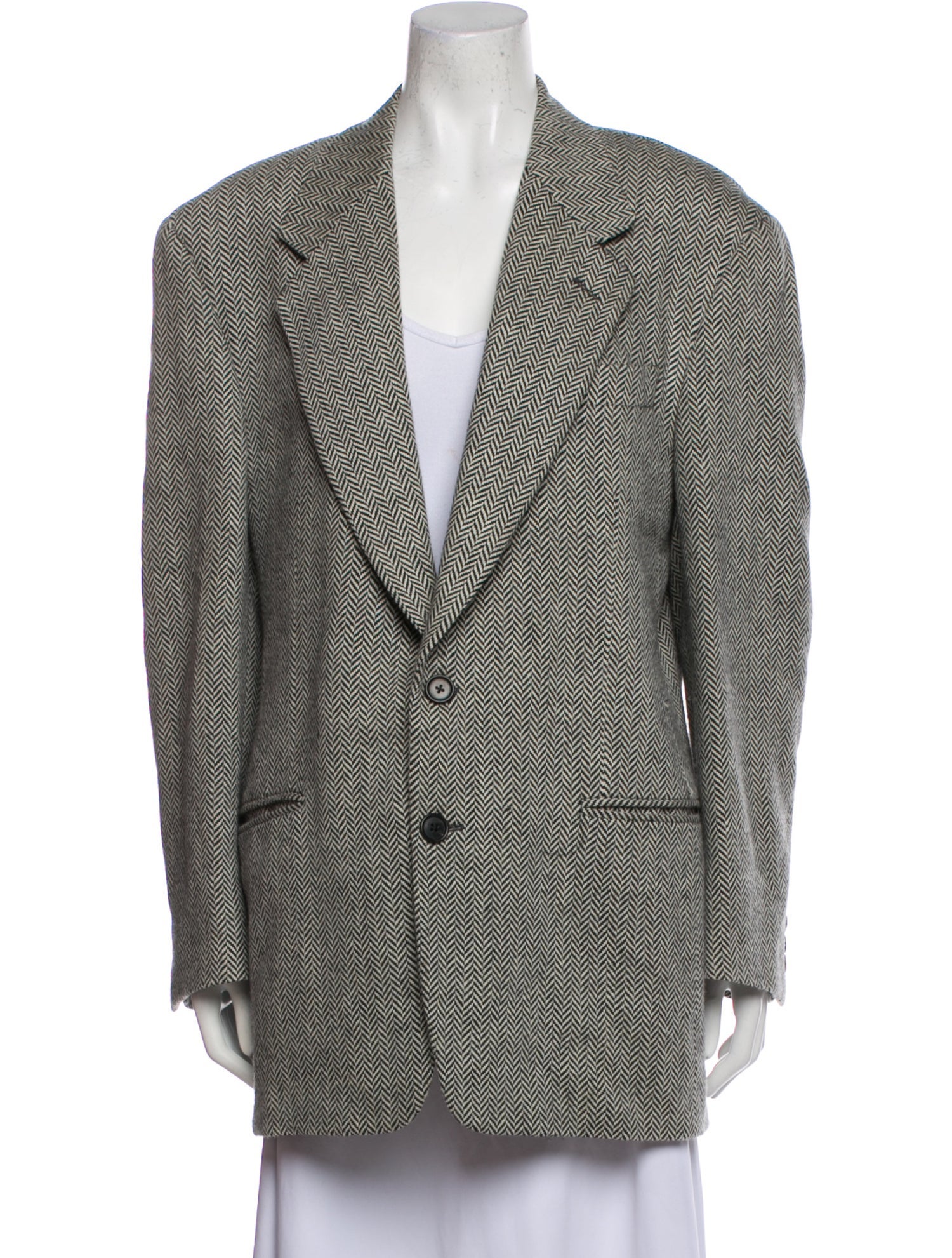 Gianfranco Ferre Wool Printed Blazer