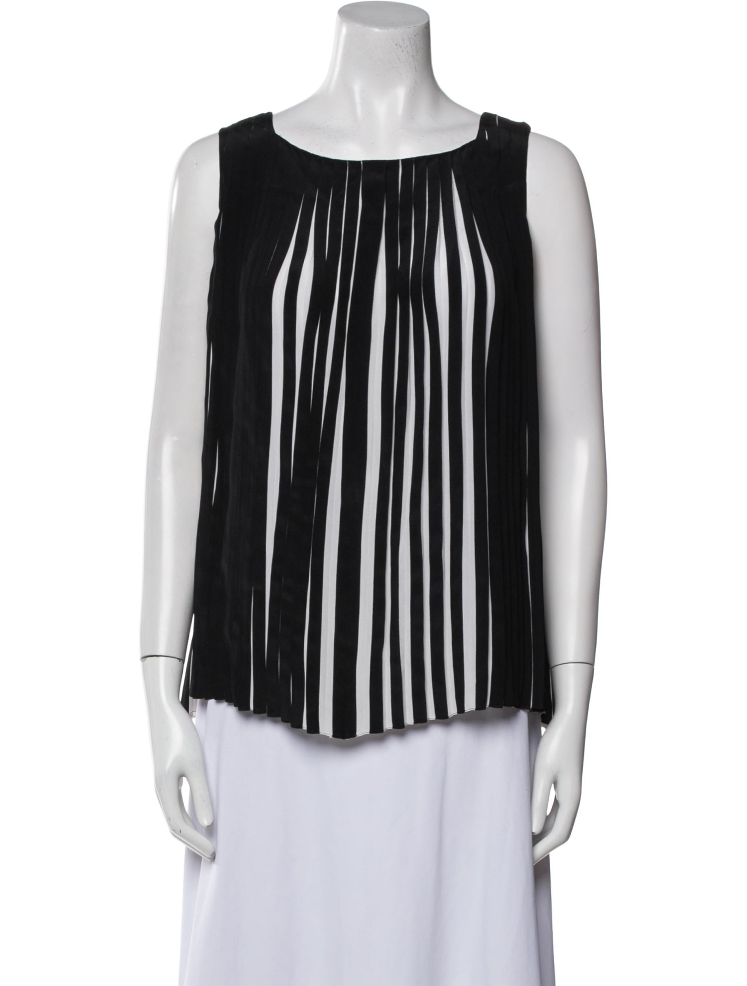 Gianfranco Ferre Silk Striped Blouse
