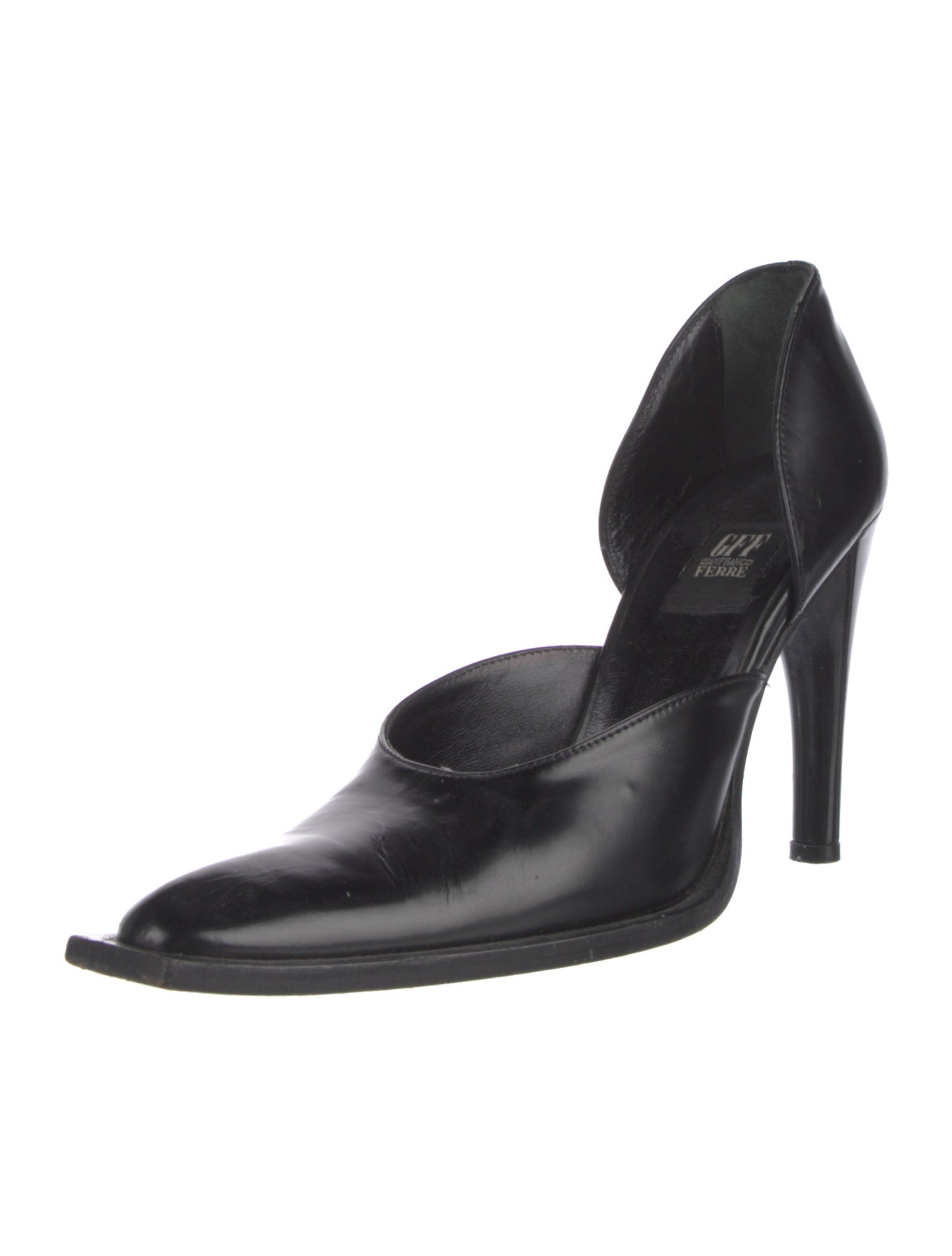 Gianfranco Ferre Leather D'Orsay Pumps