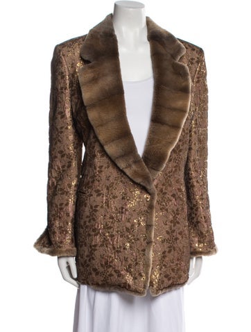 Gianfranco Ferre Jackets Vintage 1990's Faux Fur Jacket Us8, It44 | M