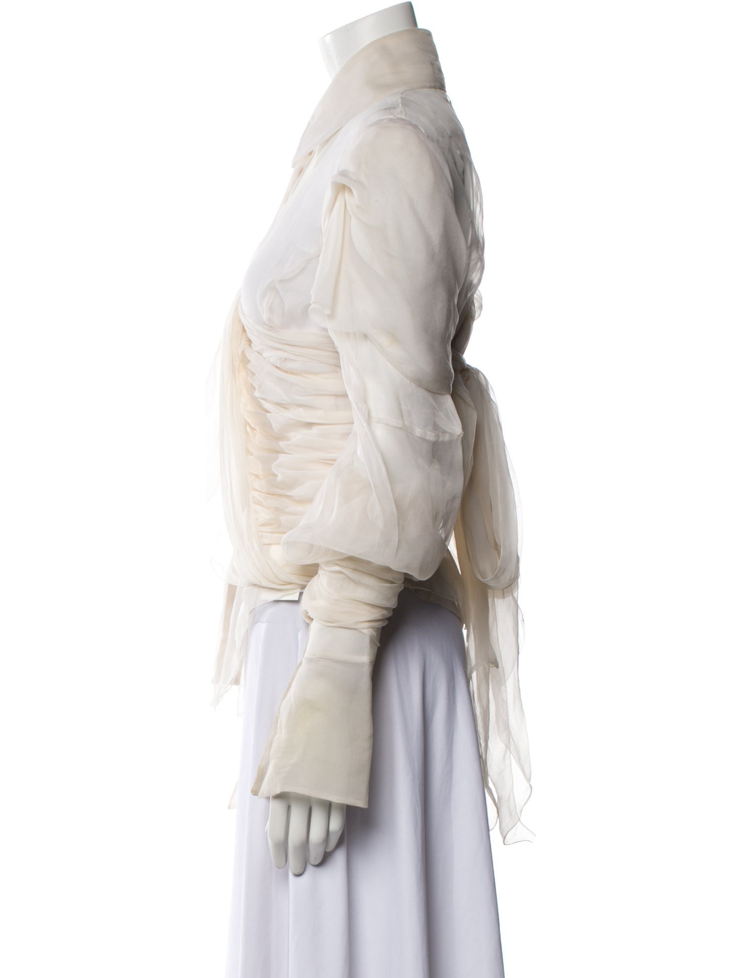 Gianfranco Ferre Vintage Late 2000's - Early 2010's Button-Up Top