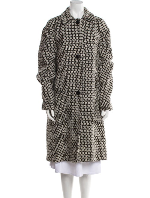 Gianfranco Ferre Wool Tweed Pattern Coat