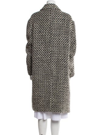 Gianfranco Ferre Wool Tweed Pattern Coat
