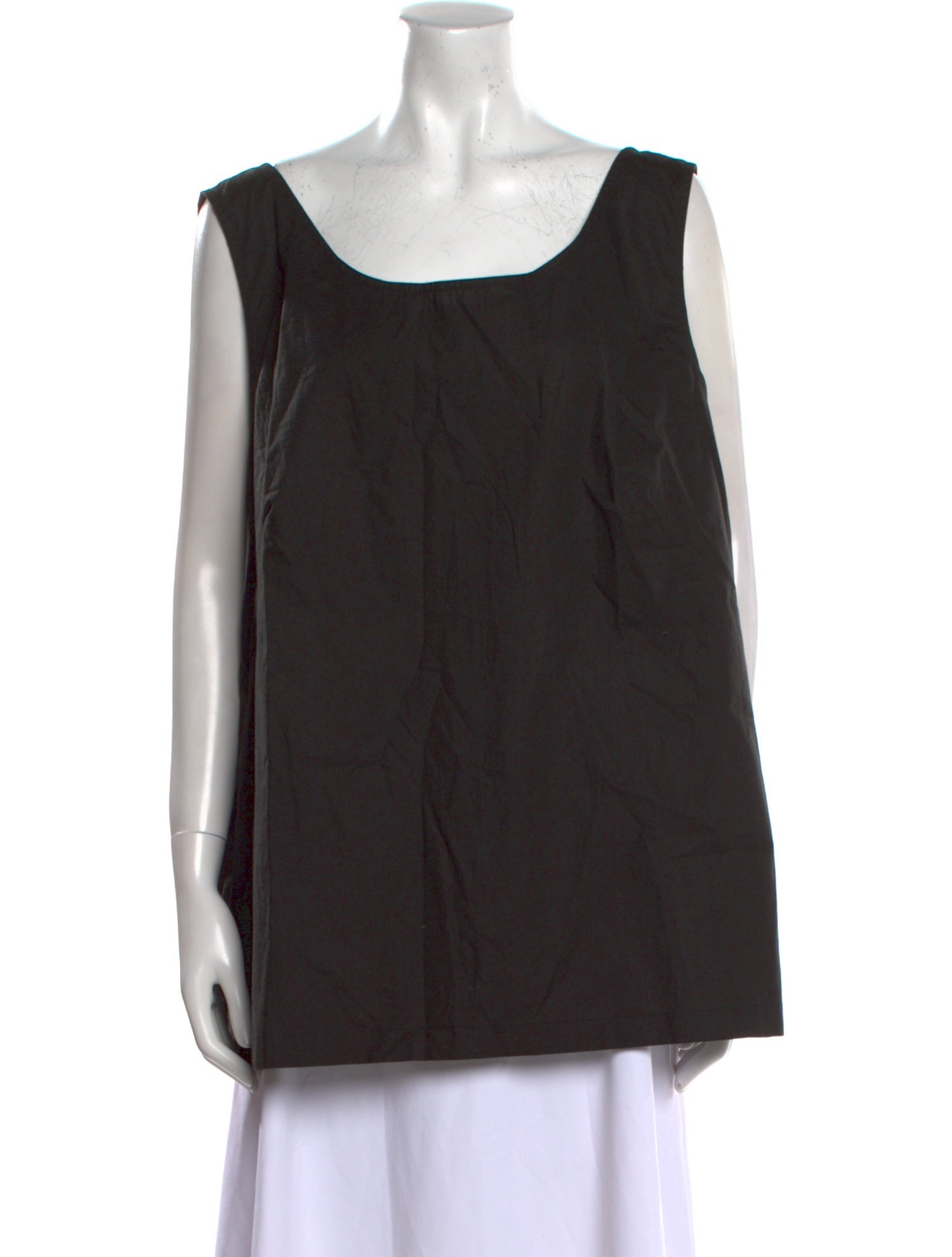 Gianfranco Ferre Scoop Neck Sleeveless Tunic