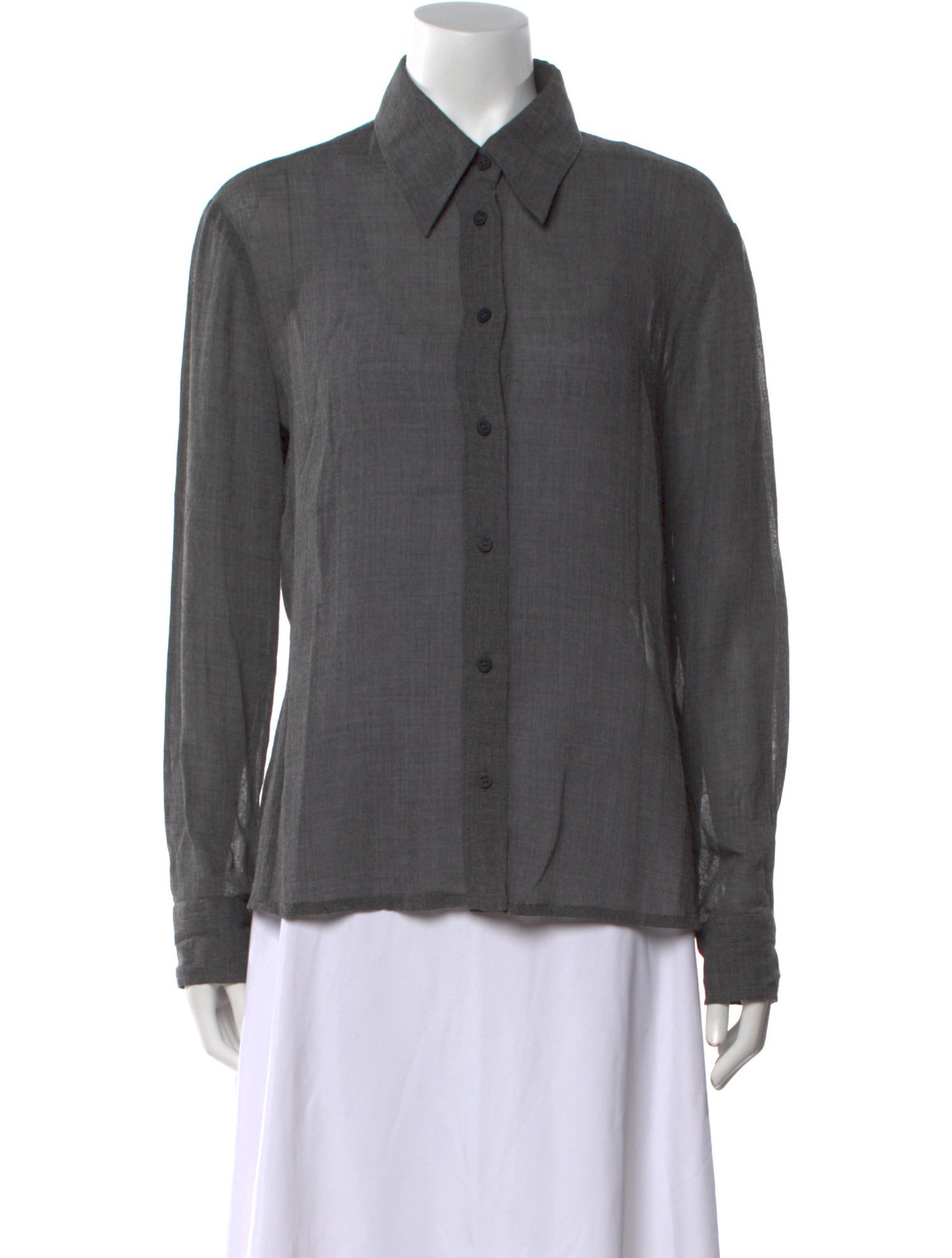 Gianfranco Ferre Vintage 1990's Button-Up Top