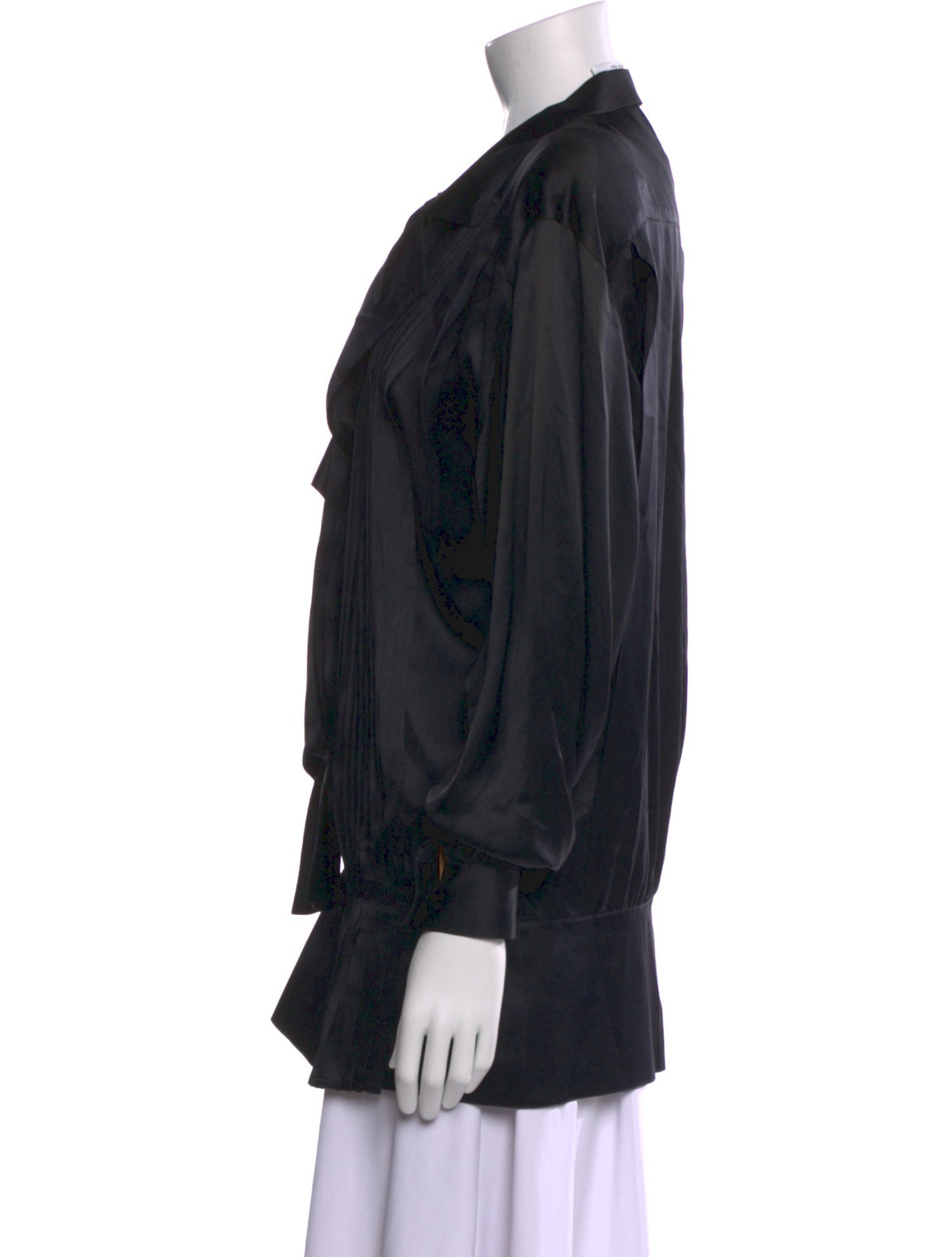 Gianfranco Ferre Silk Long Sleeve Blouse