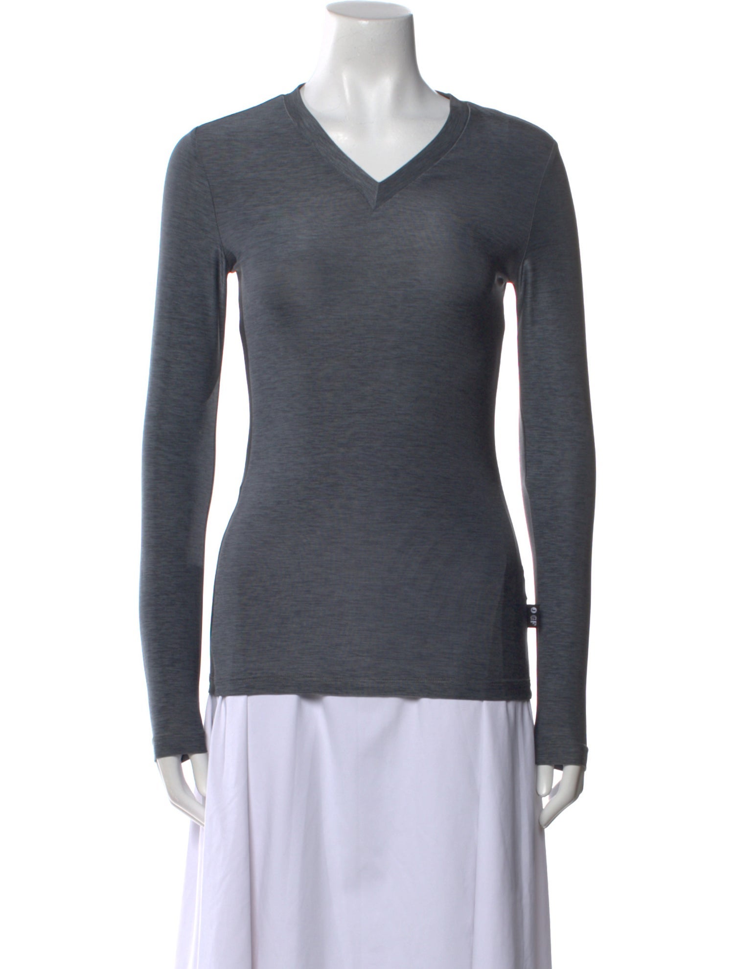 Gianfranco Ferre V-Neck Long Sleeve Top