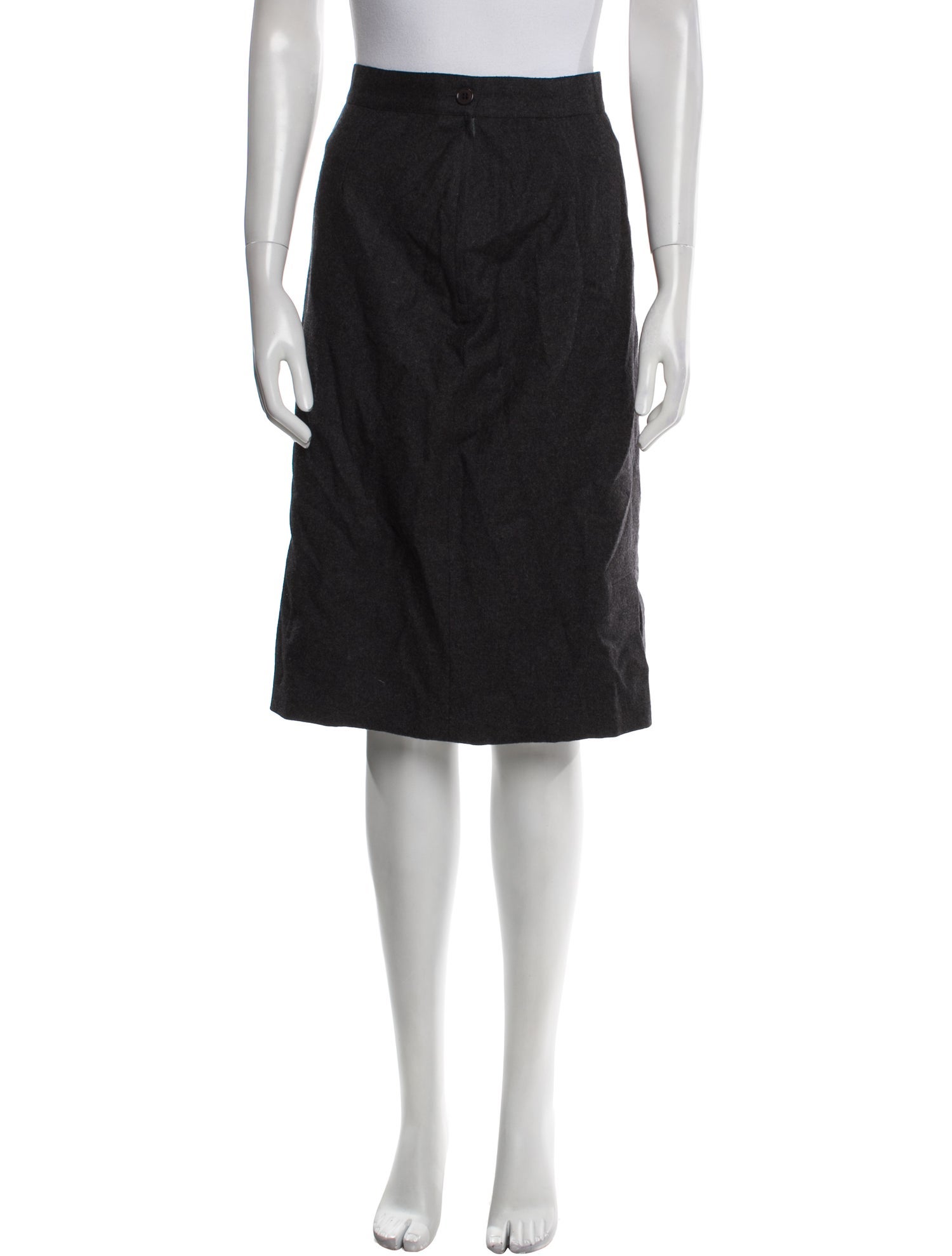 Gianfranco Ferre Wool Knee-Length Skirt