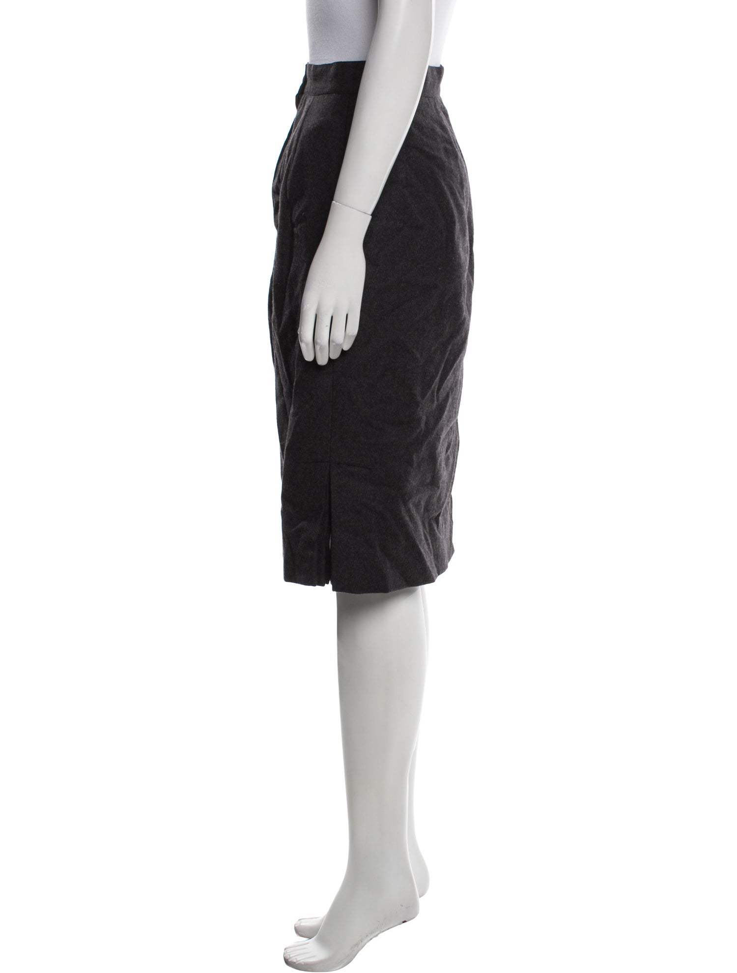 Gianfranco Ferre Wool Knee-Length Skirt