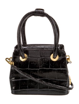 Gianfranco Ferre Leather Top Handle Bag