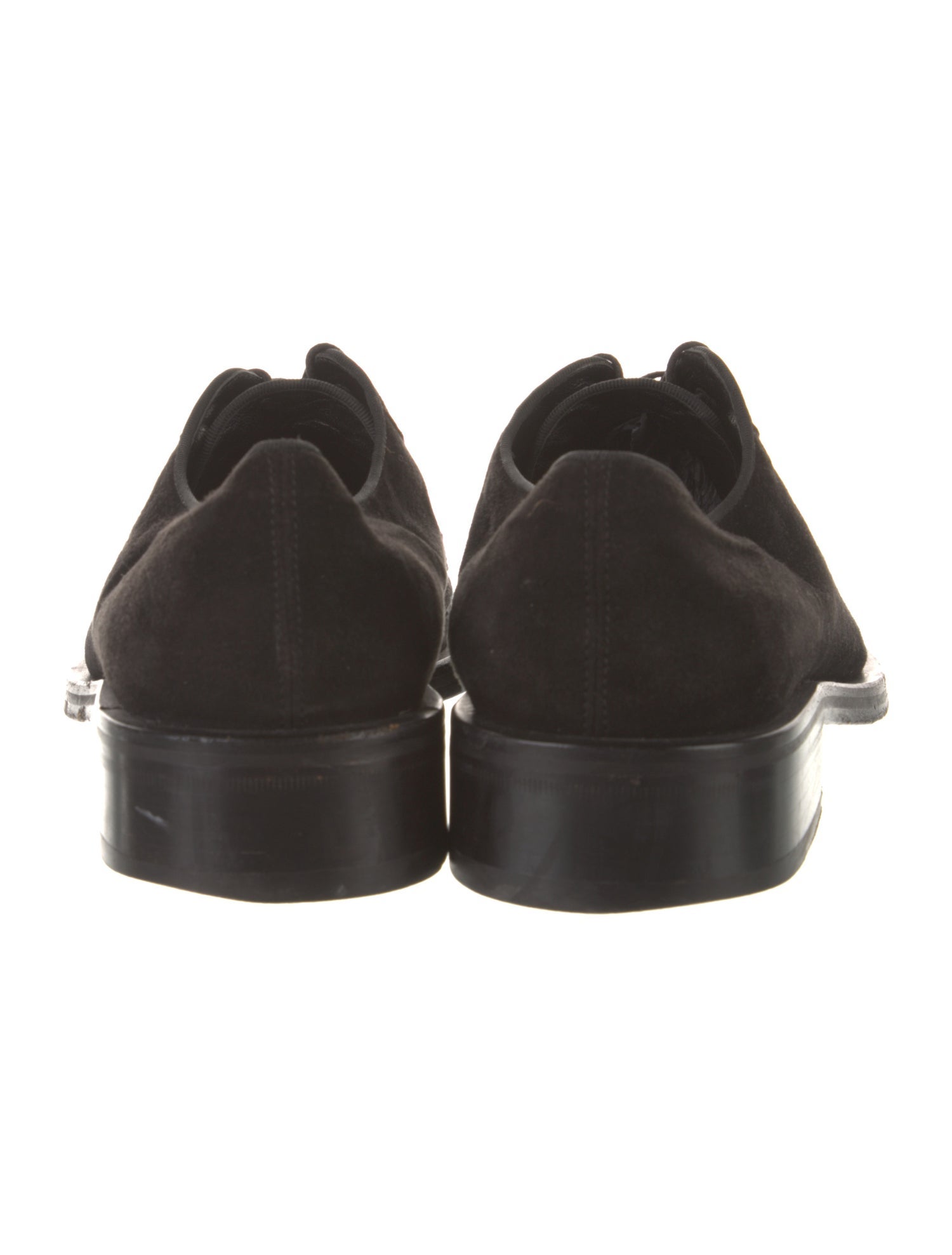 Gianfranco Ferre Suede Grosgrain Trim Derby Shoes