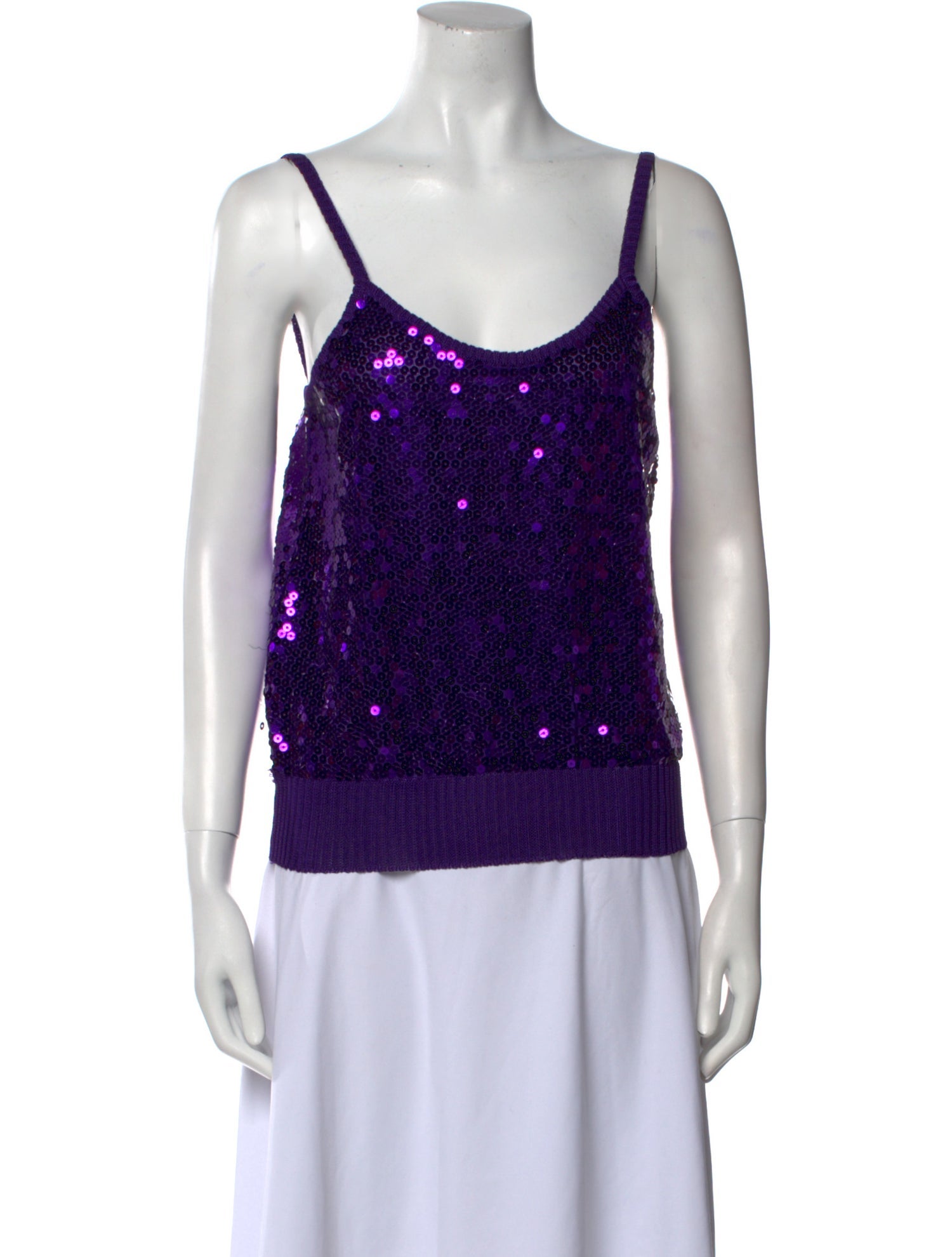 Gianfranco Ferre Patterned Scoop Neck Top