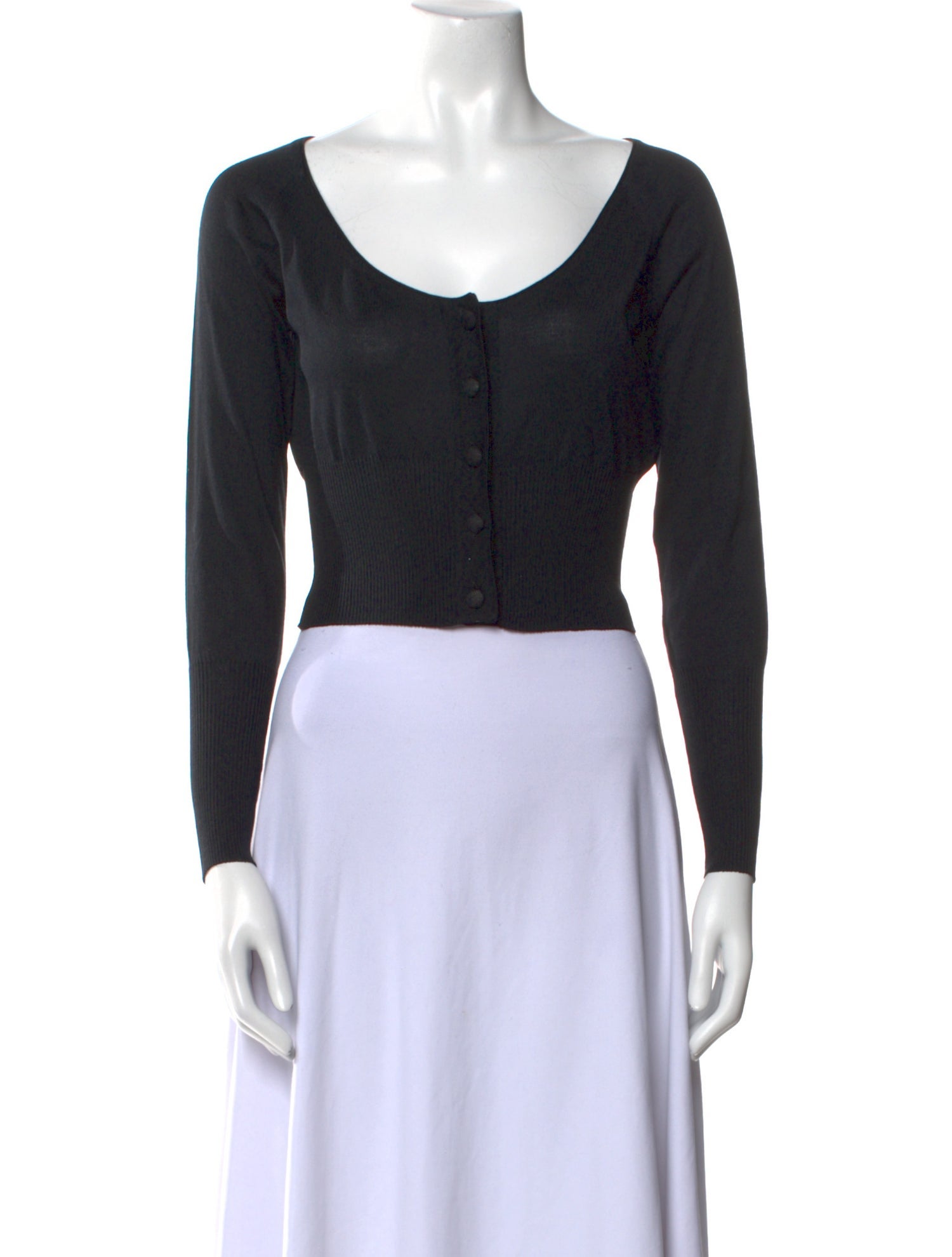 Gianfranco Ferre Virgin Wool Scoop Neck Sweater