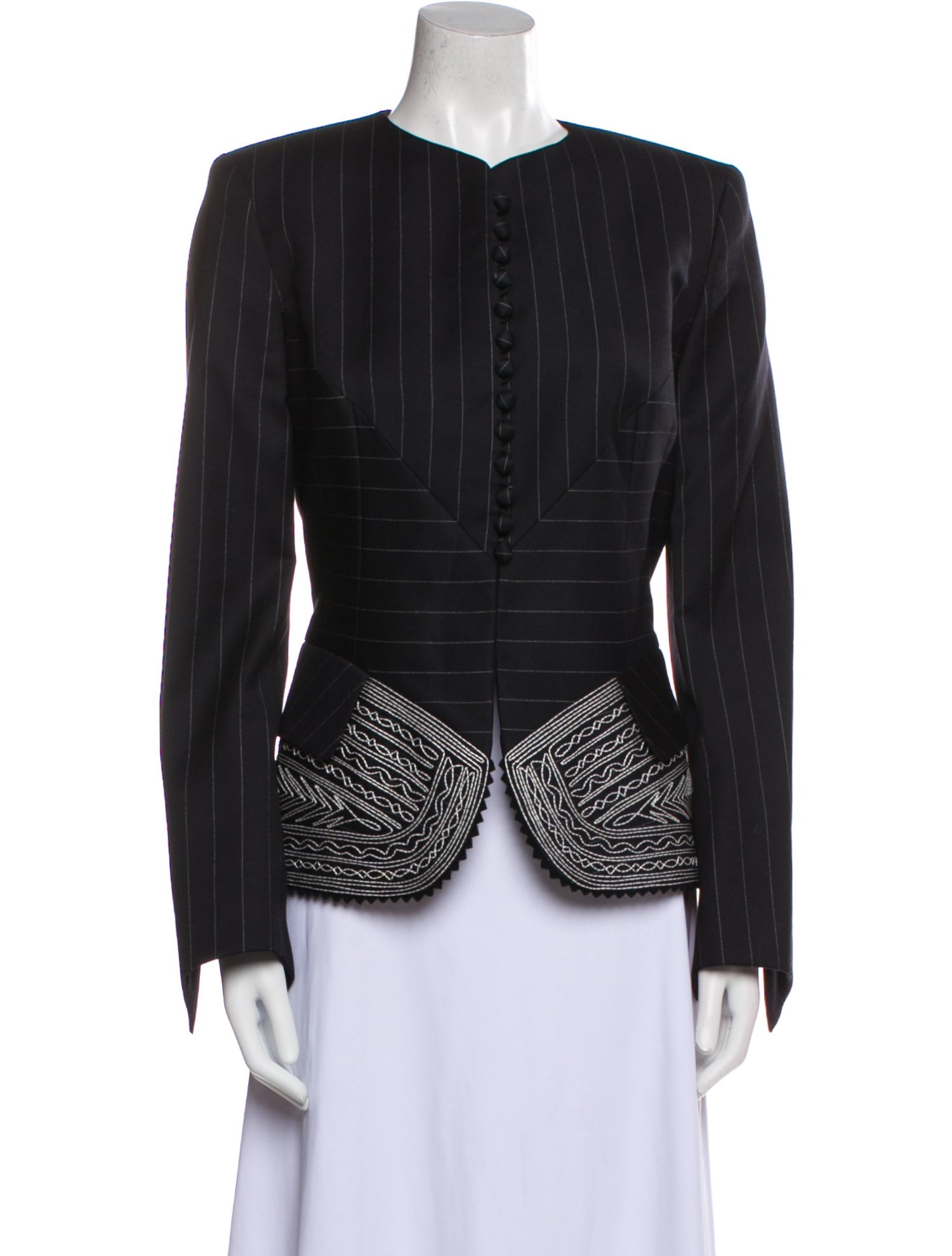 Gianfranco Ferre 2000's Wool Evening Jacket