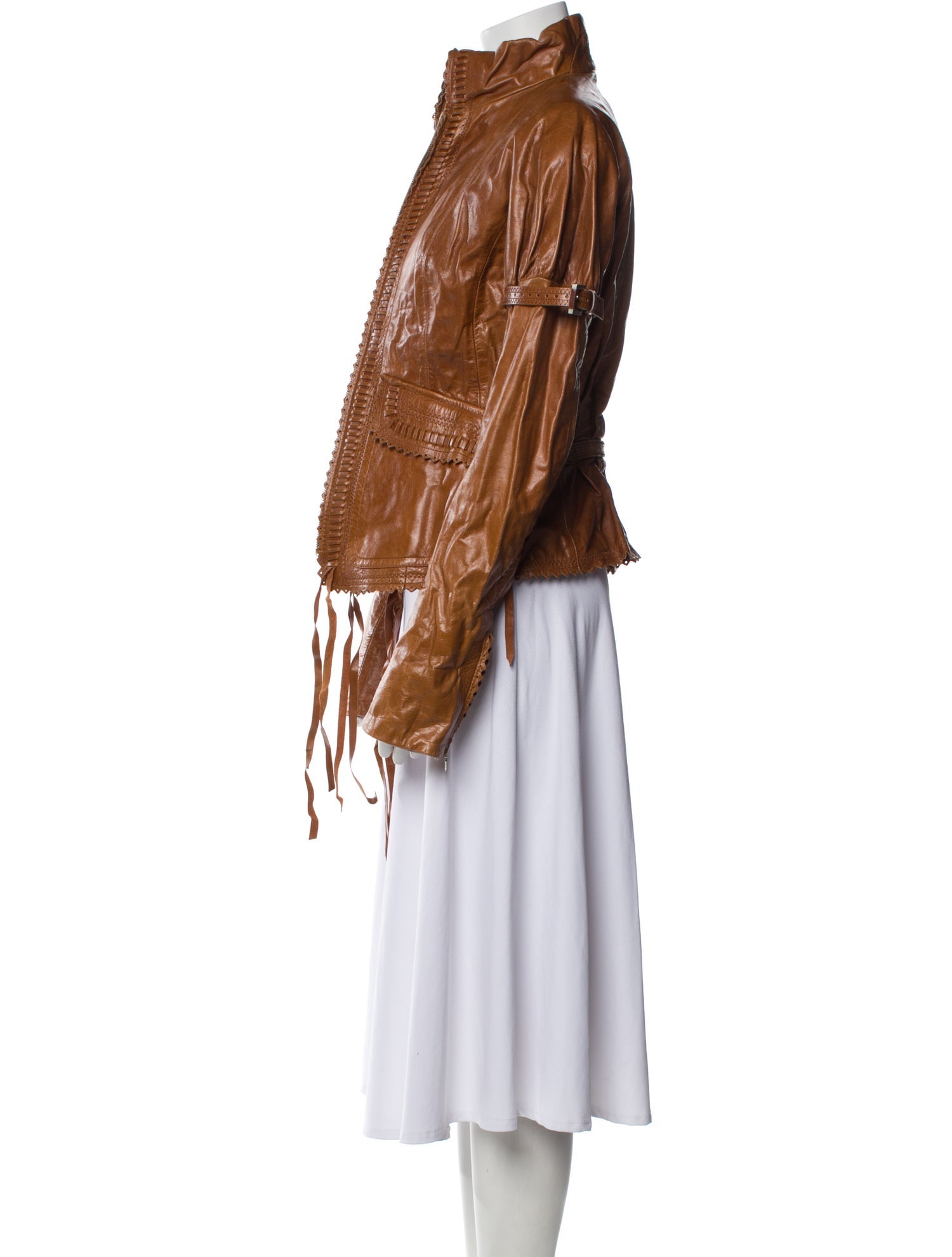 Gianfranco Ferre Vintage Late 2000's - Early 2010's Biker Jacket