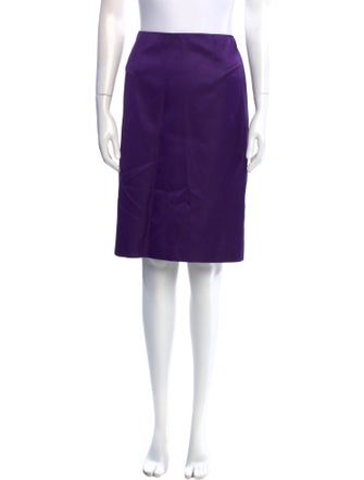 Gianfranco Ferre Virgin Wool Knee-Length Skirt