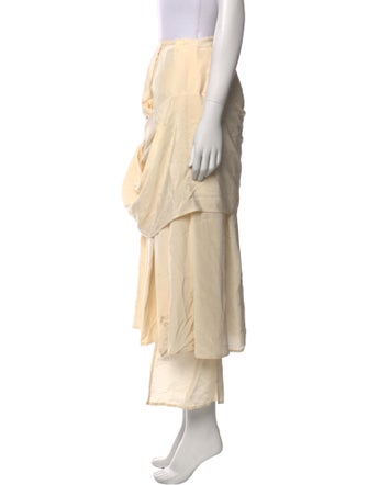 Gianfranco Ferre Silk Midi Length Skirt