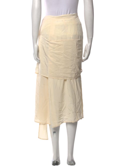 Gianfranco Ferre Silk Midi Length Skirt