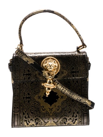 Gianfranco Ferre Leather Top Handle Bag