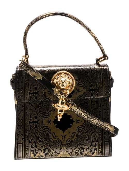 Gianfranco Ferre Leather Top Handle Bag