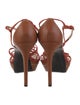 Gianfranco Ferre Leather T-Strap Sandals