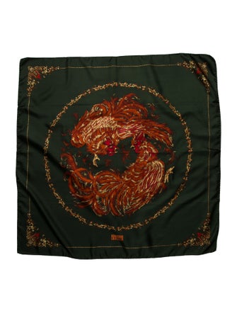 Gianfranco Ferre Silk Printed Scarf