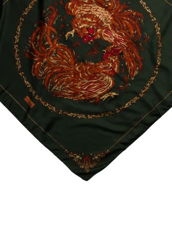 Gianfranco Ferre Silk Printed Scarf