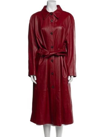 Gianfranco Ferre Leather Trench Coat