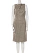 Gianfranco Ferre Wool Knee-Length Dress