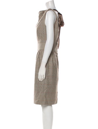 Gianfranco Ferre Wool Knee-Length Dress