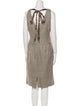 Gianfranco Ferre Wool Knee-Length Dress