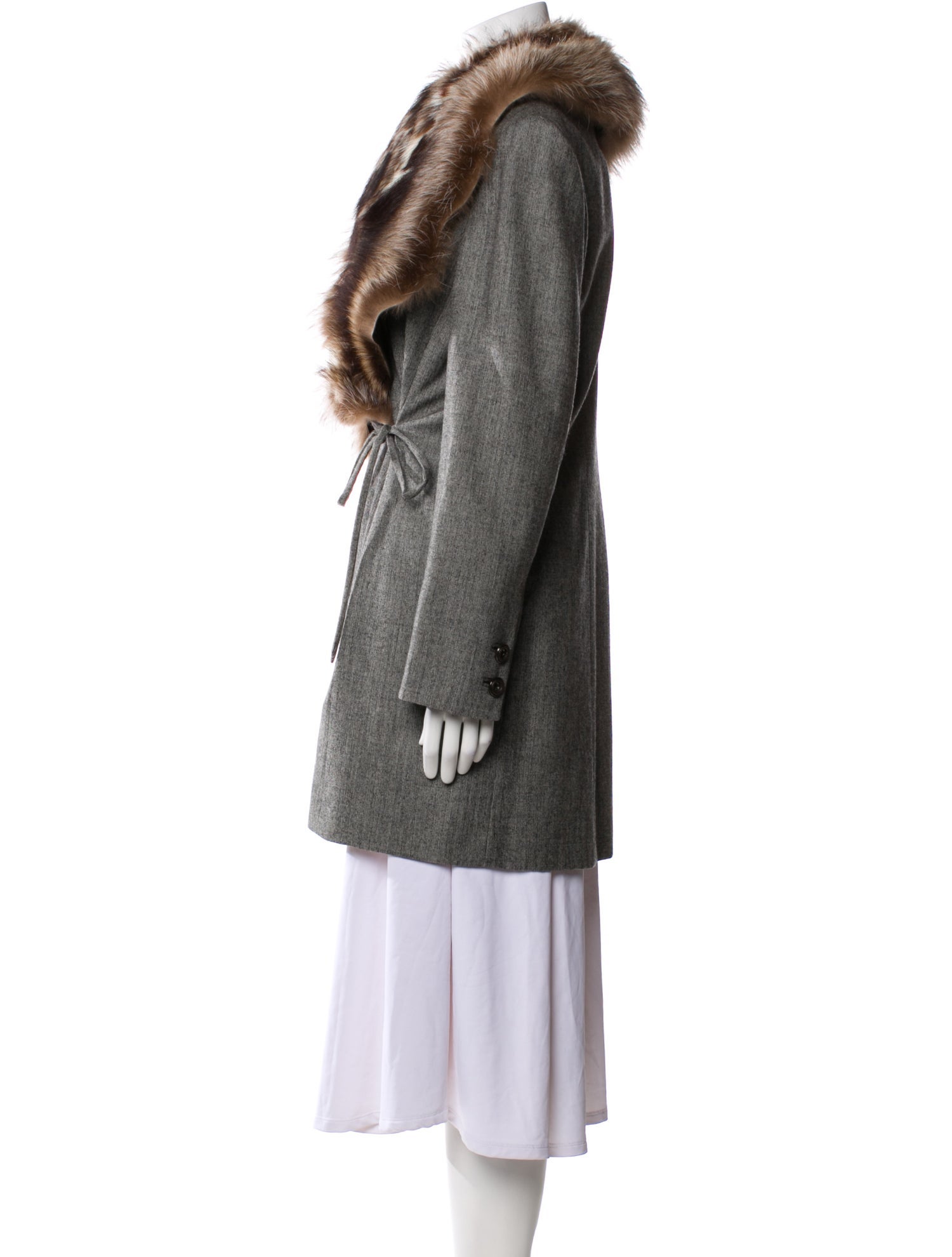 Gianfranco Ferre Vintage 1980's Fur Coat