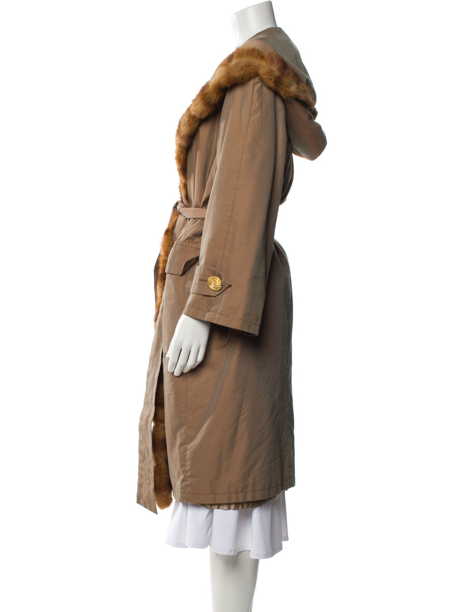 Gianfranco Ferre Vintage Late 1980's - Early 1990's Fur Coat