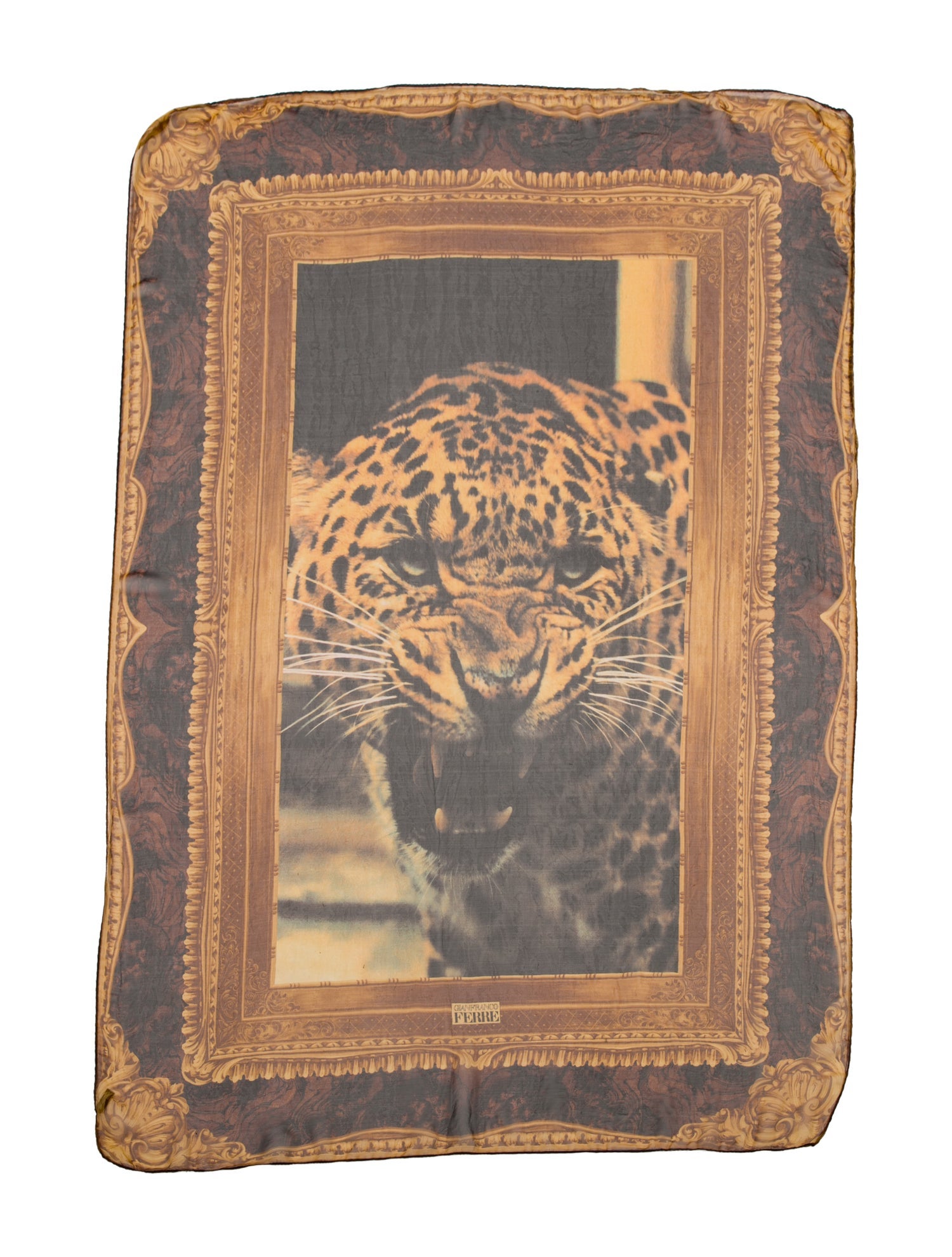 Gianfranco Ferre Silk Printed Scarf