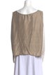 Gianfranco Ferre Scoop Neck Sleeveless Top