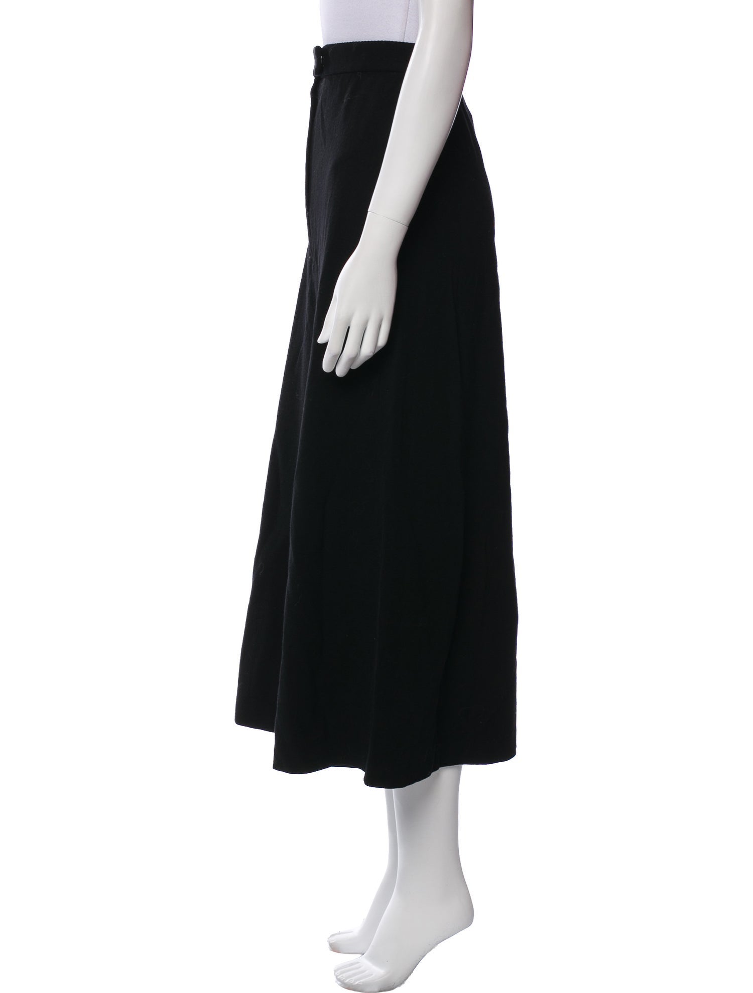 Gianfranco Ferre Virgin Wool Wide Leg Pants