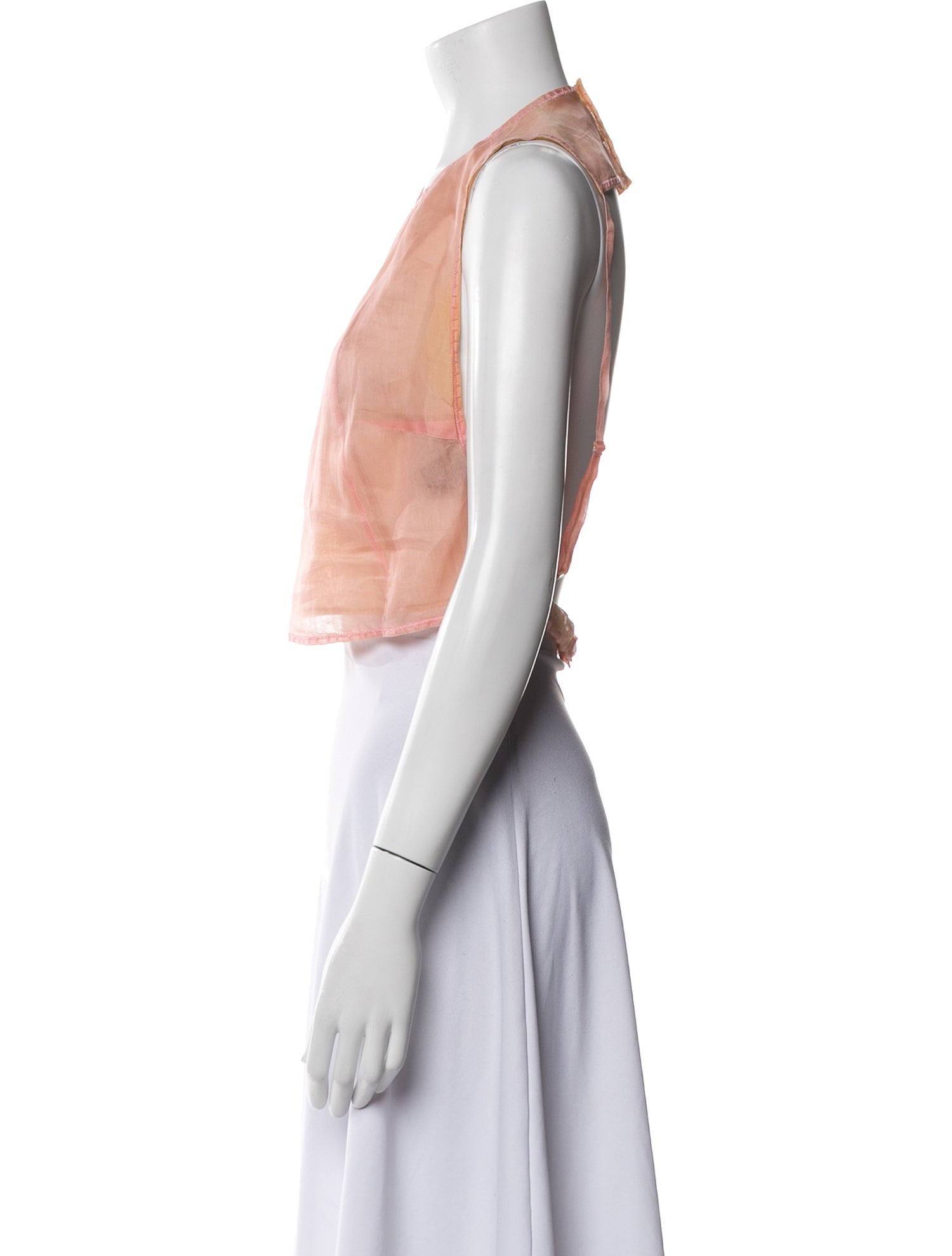 Gff Gianfranco Ferre Vintage Crew Neck Crop Top