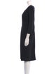 Gianfranco Ferre Virgin Wool Midi Length Dress