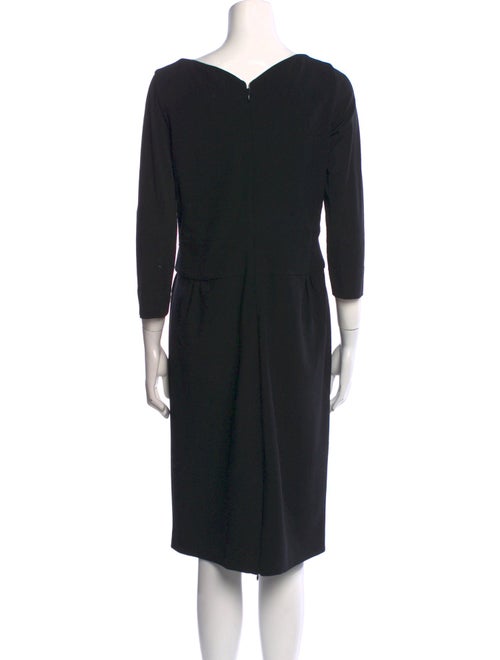 Gianfranco Ferre Virgin Wool Midi Length Dress